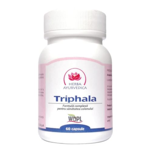 Triphala, 500 mg ,60 capsule, HERBA AYURVEDICA