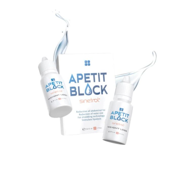 Apetit Block Sinetrol Xpur, 2 x 15 ml, Empire Expert Pharma