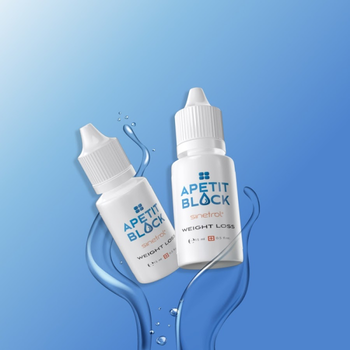 Apetit Block Sinetrol Xpur, 2 x 15 ml, Empire Expert Pharma