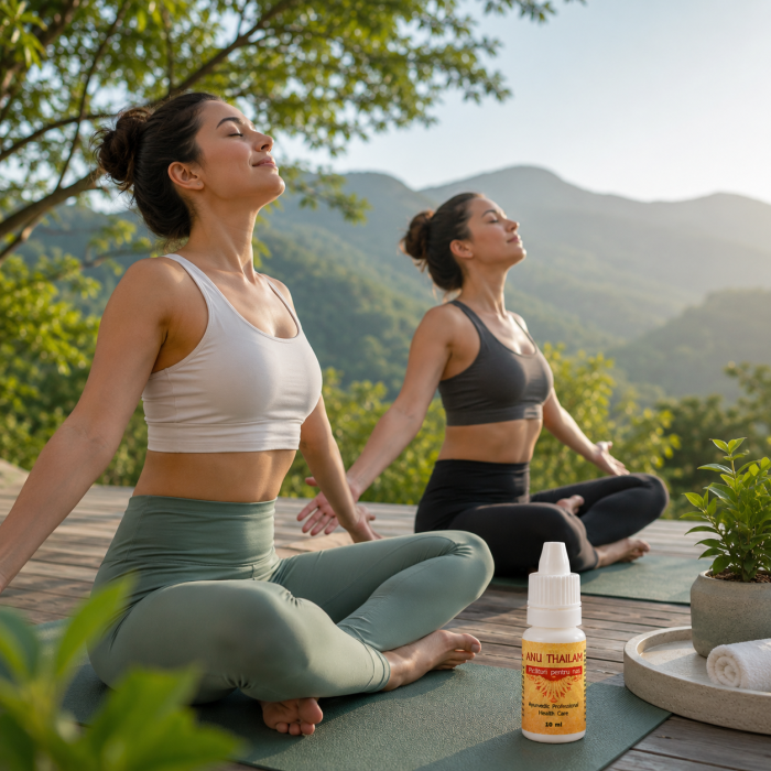 Yoga și respirație profundă alături de Anu Thailam