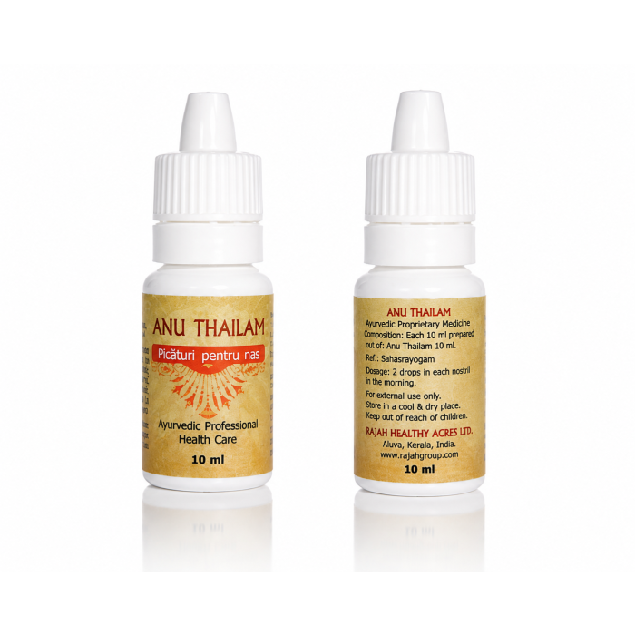 Anu Thailam 10 ml flacon cu etichetă față și spate