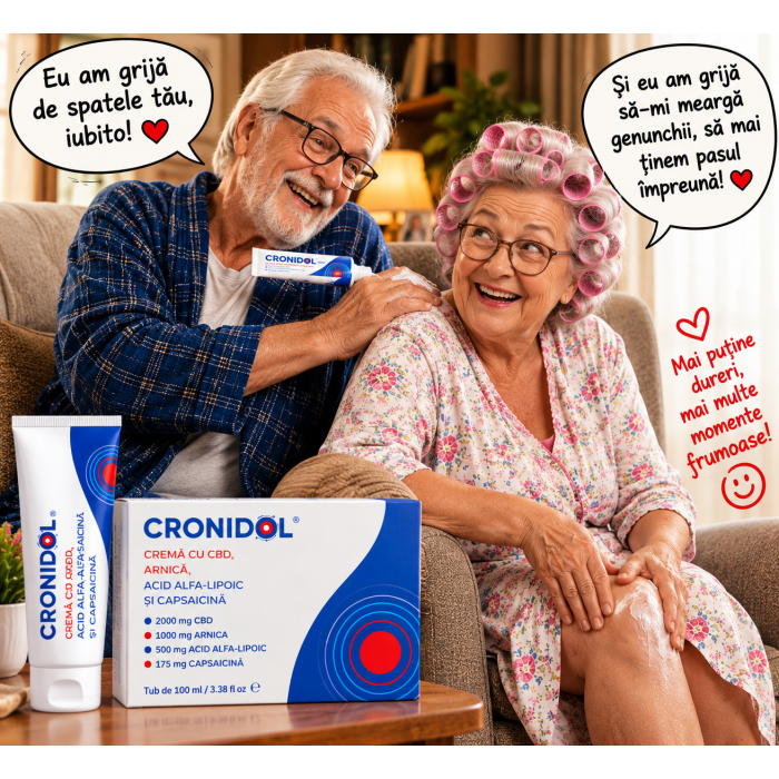 Cronidol Cremă-Gel pentru susținerea mobilității și confortului articular