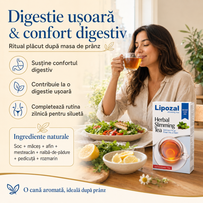 Ceai pentru slăbit Lipozal, 100 g, Canadian Farmaceuticals