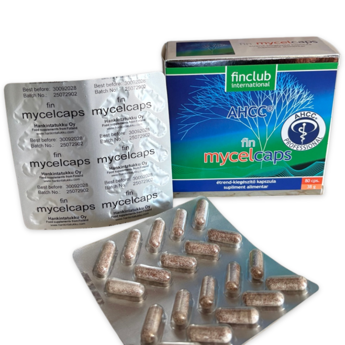 Fin Mycelcaps AHCC 80 capsule – suport pentru imunitate și rezistența organismului