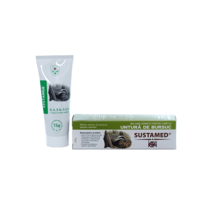 Balsam cosmetic pentru corp cu Untura de bursuc, 75 g