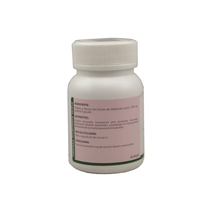 Vasaka 500 mg, 60 capsule, Herba Ayurvedica