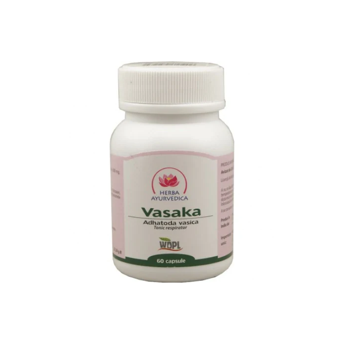 Vasaka 500 mg, 60 capsule, Herba Ayurvedica