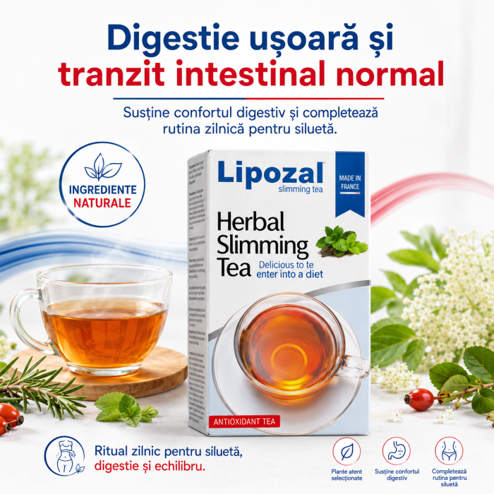 Ceai pentru slăbit Lipozal, 100 g, Canadian Farmaceuticals