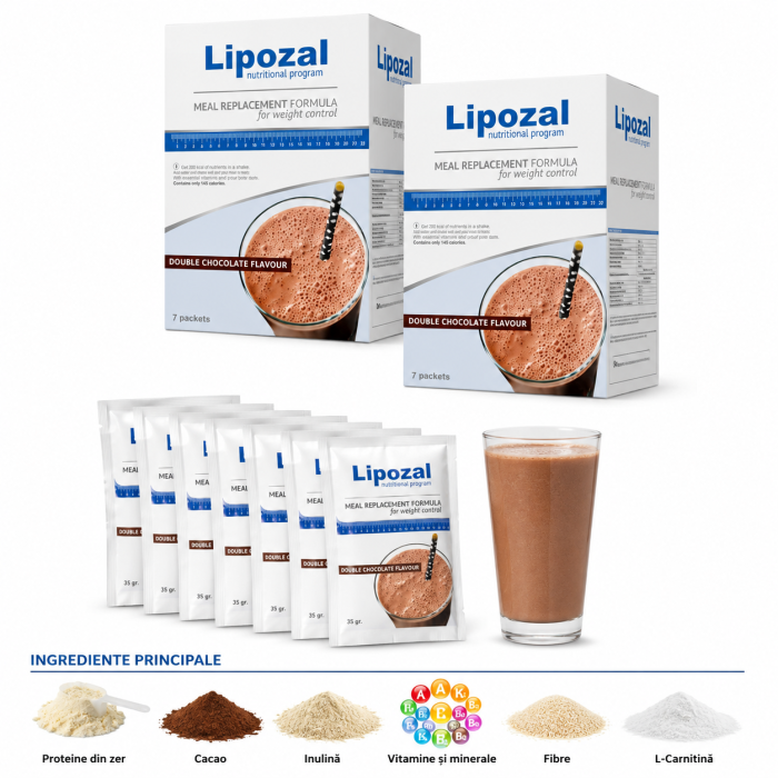 Lipozal 7 Plicuri Ciocolata