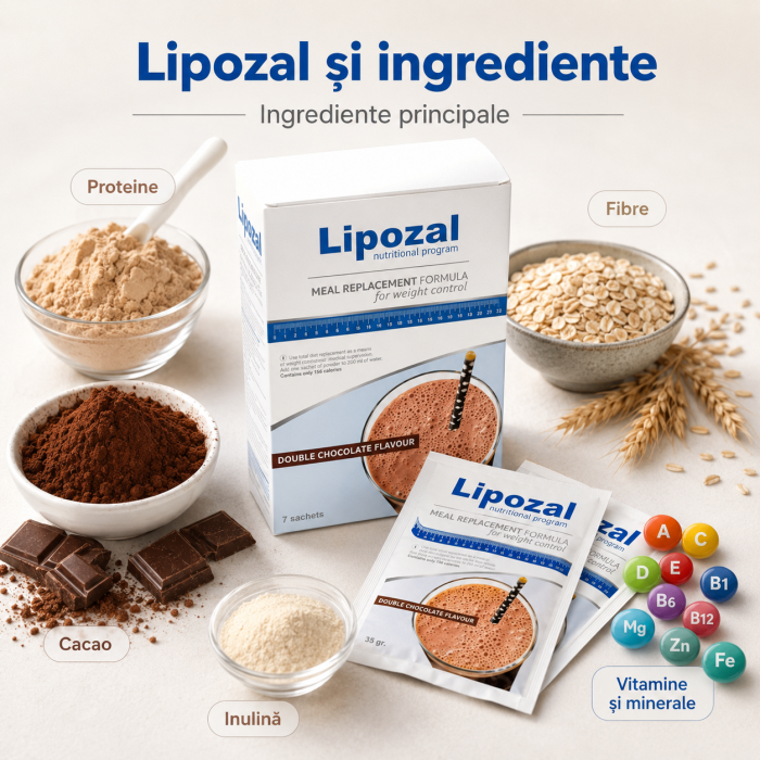 Lipozal 7 Plicuri Ciocolata