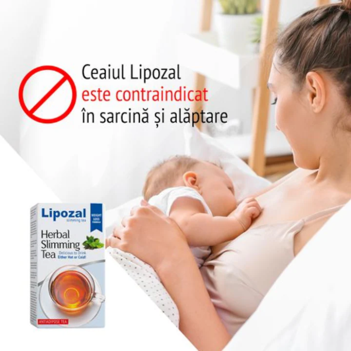 Ceai Lipozal nerecomandat femeilor însărcinate sau care alăptează