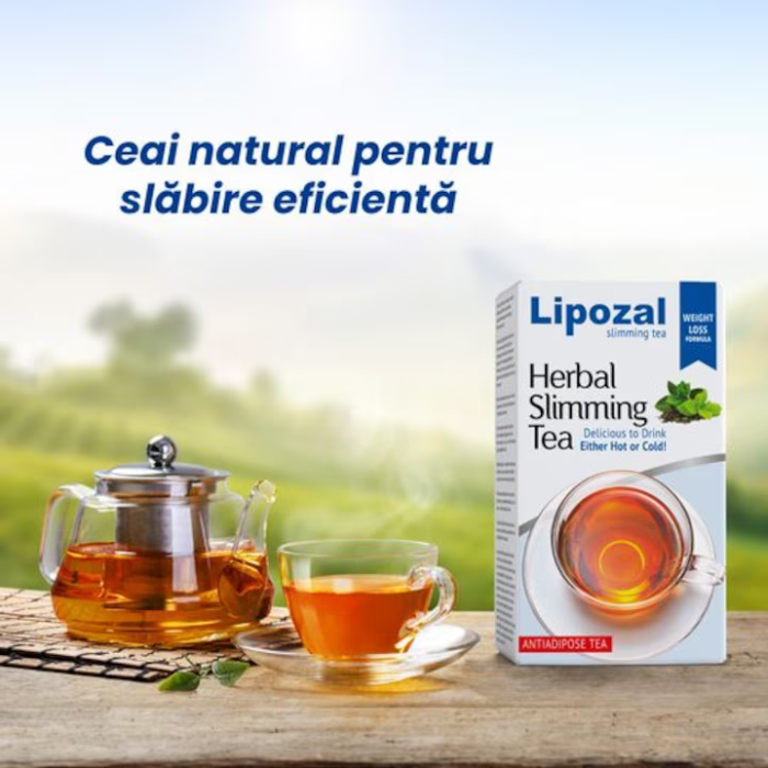 Ceai natural Lipozal din plante pentru controlul greutății