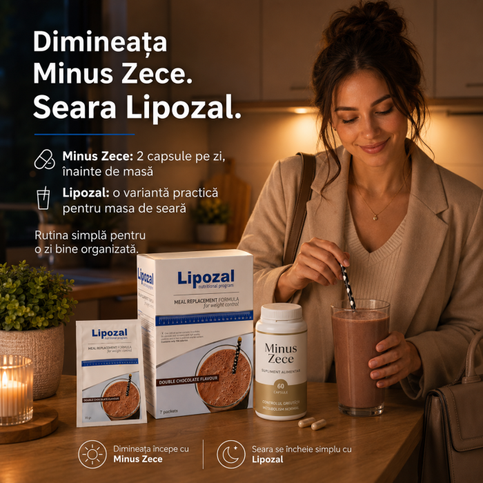 Lipozal 7 Plicuri Ciocolata