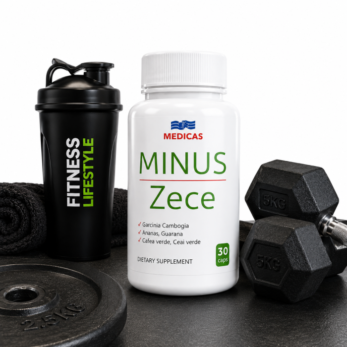 Minus Zece alături de gantere și accesorii pentru fitness