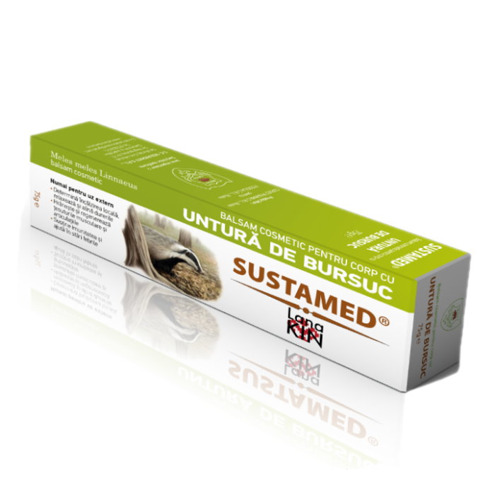 Balsam cosmetic pentru corp cu Untura de bursuc, 75 g