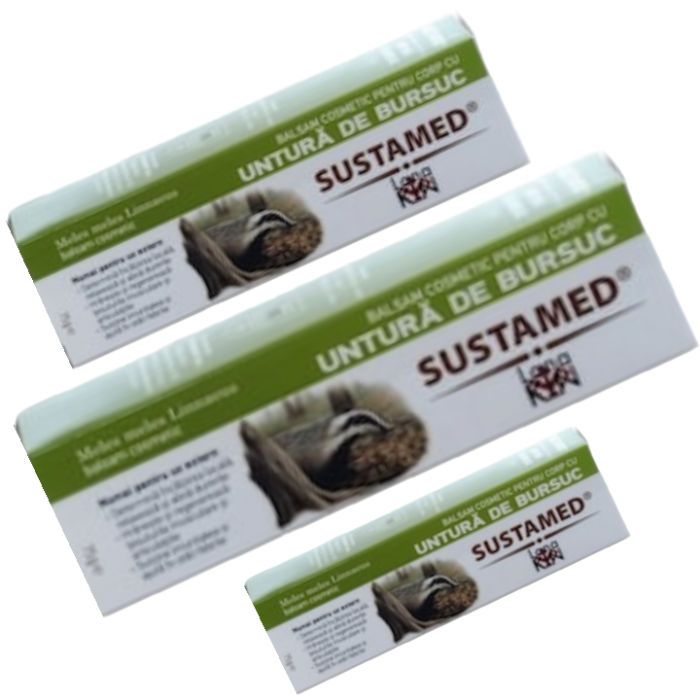 Balsam cosmetic pentru corp cu Untura de bursuc, 75 g