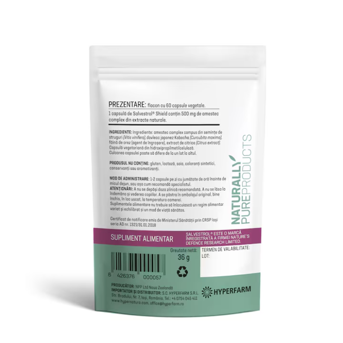 Salvestrol Shield, 500 mg, 60 capsule