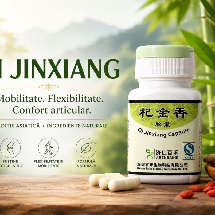 Qi Jinxiang 60 capsule pentru articulații, mobilitate și flexibilitate