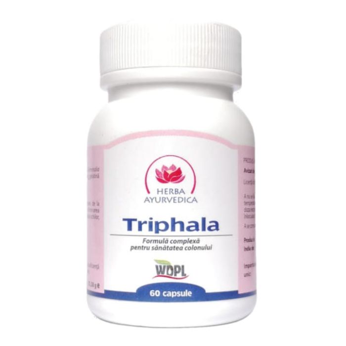 Triphala, 500 mg ,60 capsule