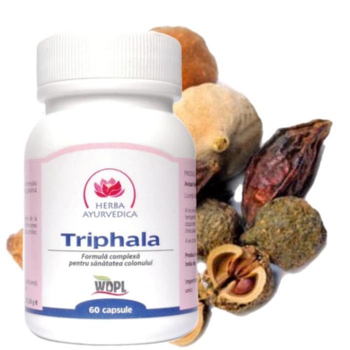 Triphala, 500 mg ,60 capsule