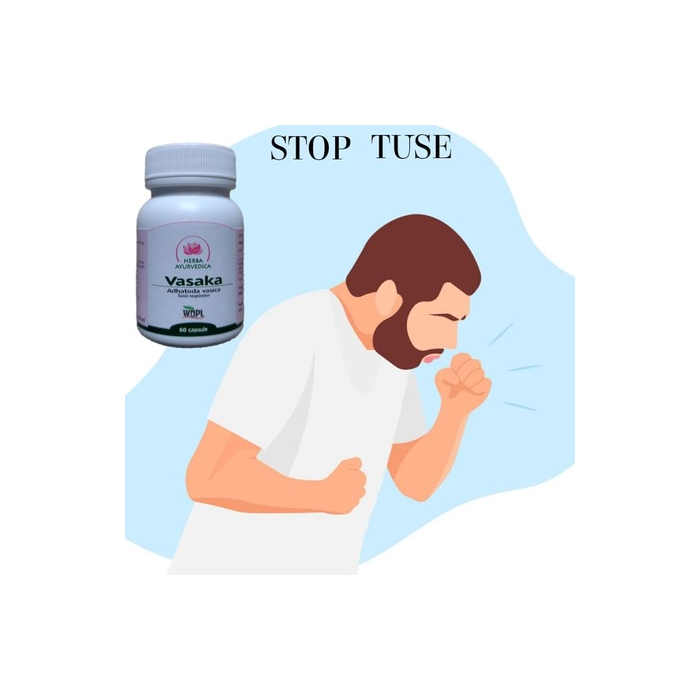 Vasaka 500 mg, 60 capsule, Herba Ayurvedica