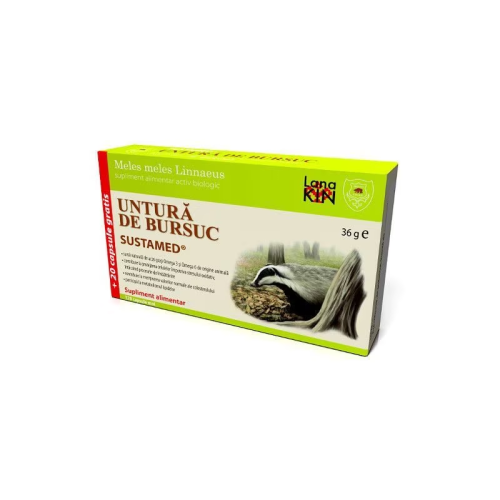 Untura de bursuc, 100 capsule + 20 capsule, Sustamed
