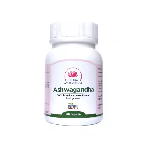Ashwagandha, 60 capsule, Herba Ayurvedica