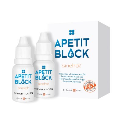 Apetit Block Sinetrol Xpur, 2 x 15 ml, Empire Expert Pharma