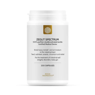 Zeolit Spectrum Austria - zeolit pur 100%, dublu activat, 200 capsule