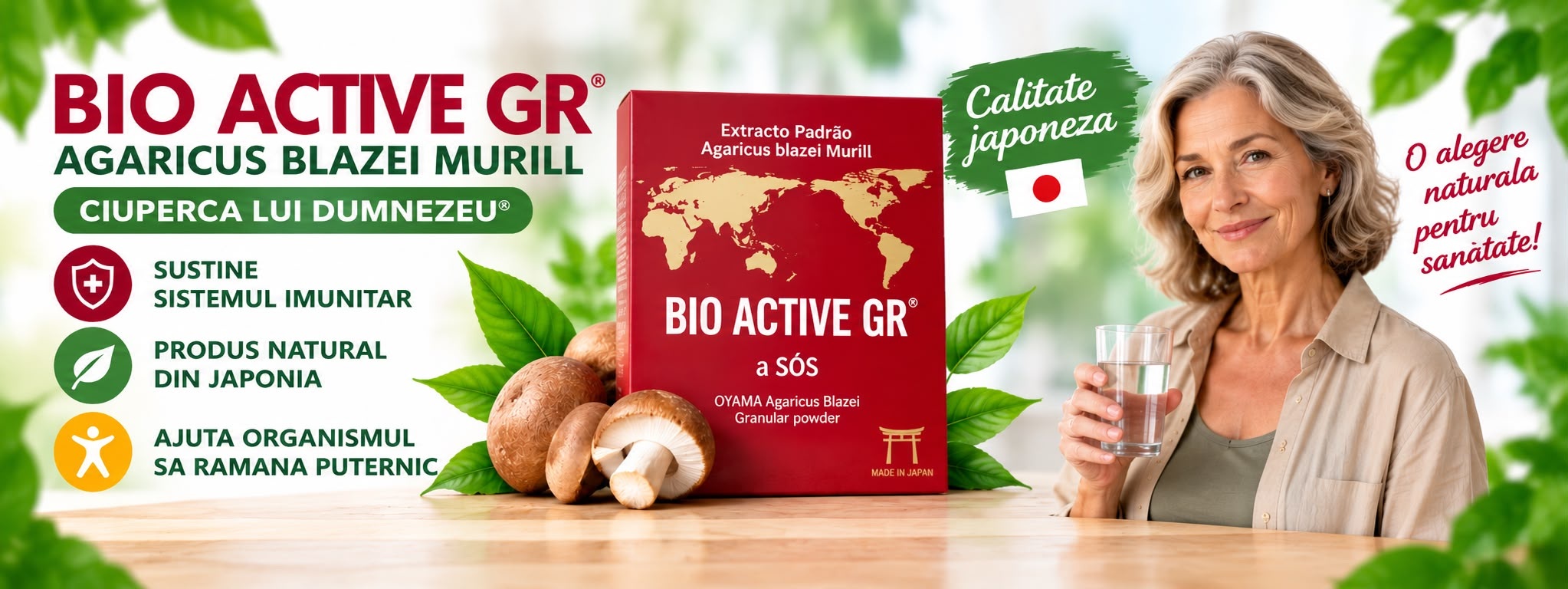 Agaricus Blazei Bio Active GR